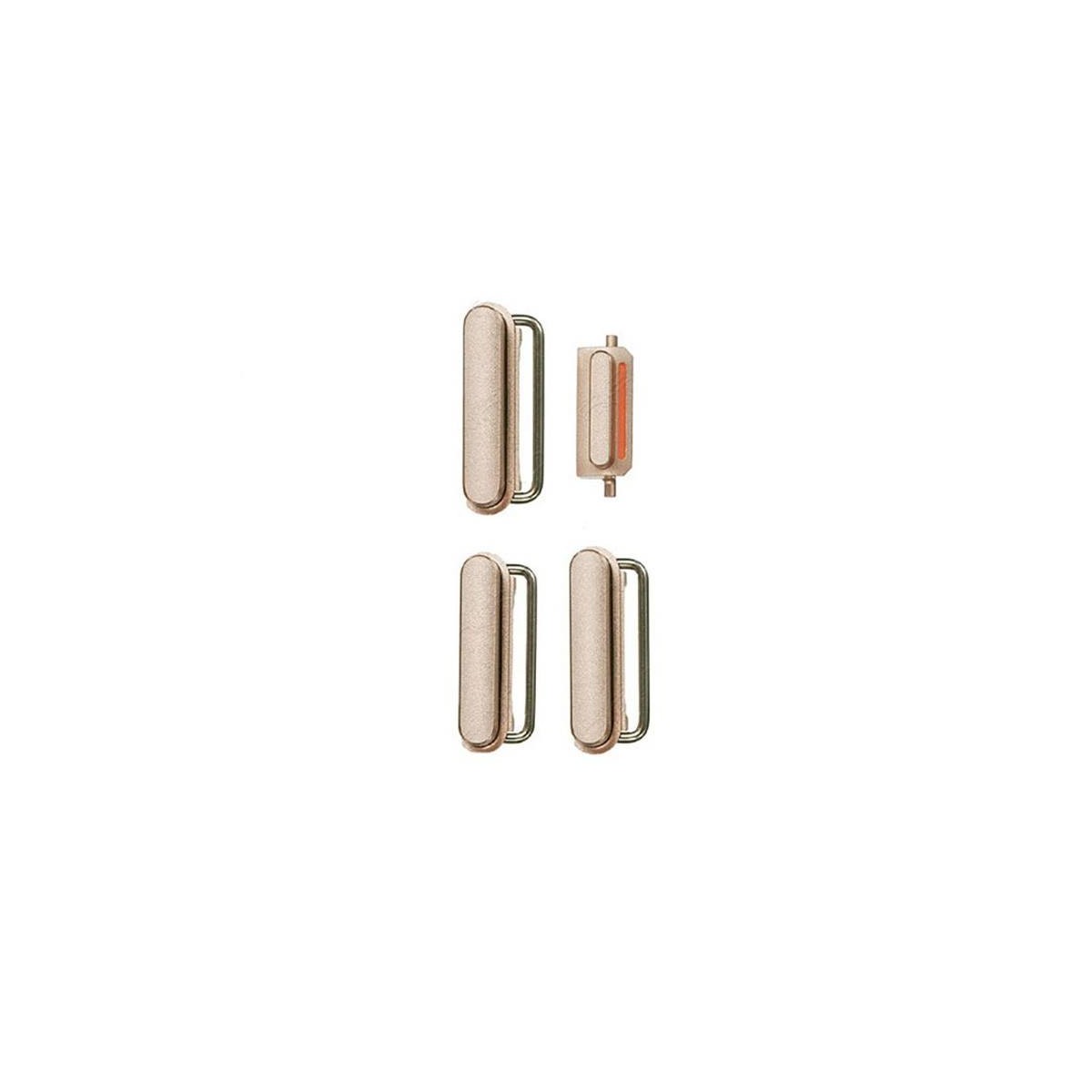 Conjunto de 4 botones Dorados para iPhone 6s 
