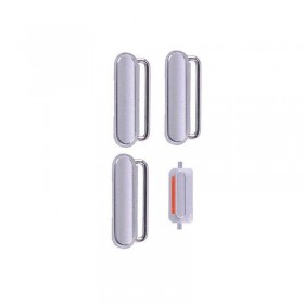 Conjunto de 4 botões Plateados Dourados para iPhone 6s 