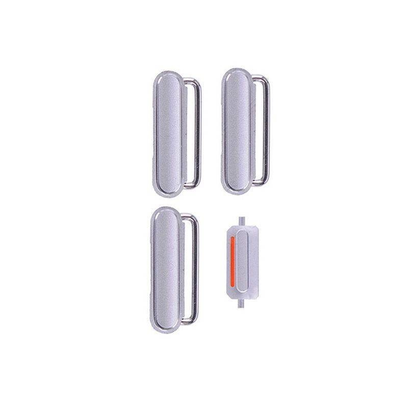 Conjunto de 4 botones Plateados Dorados para iPhone 6s 