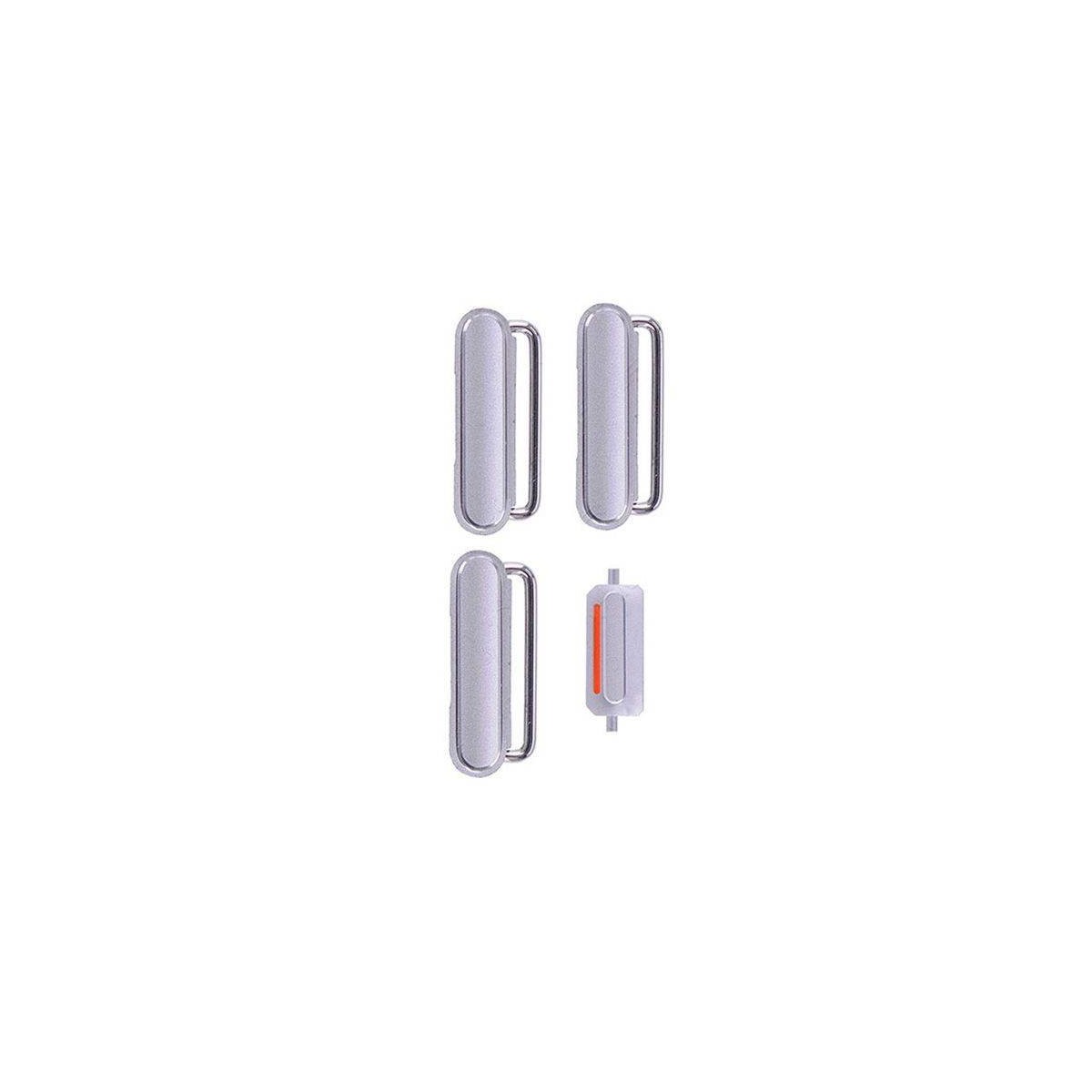 Conjunto de 4 botones Plateados Dorados para iPhone 6s 