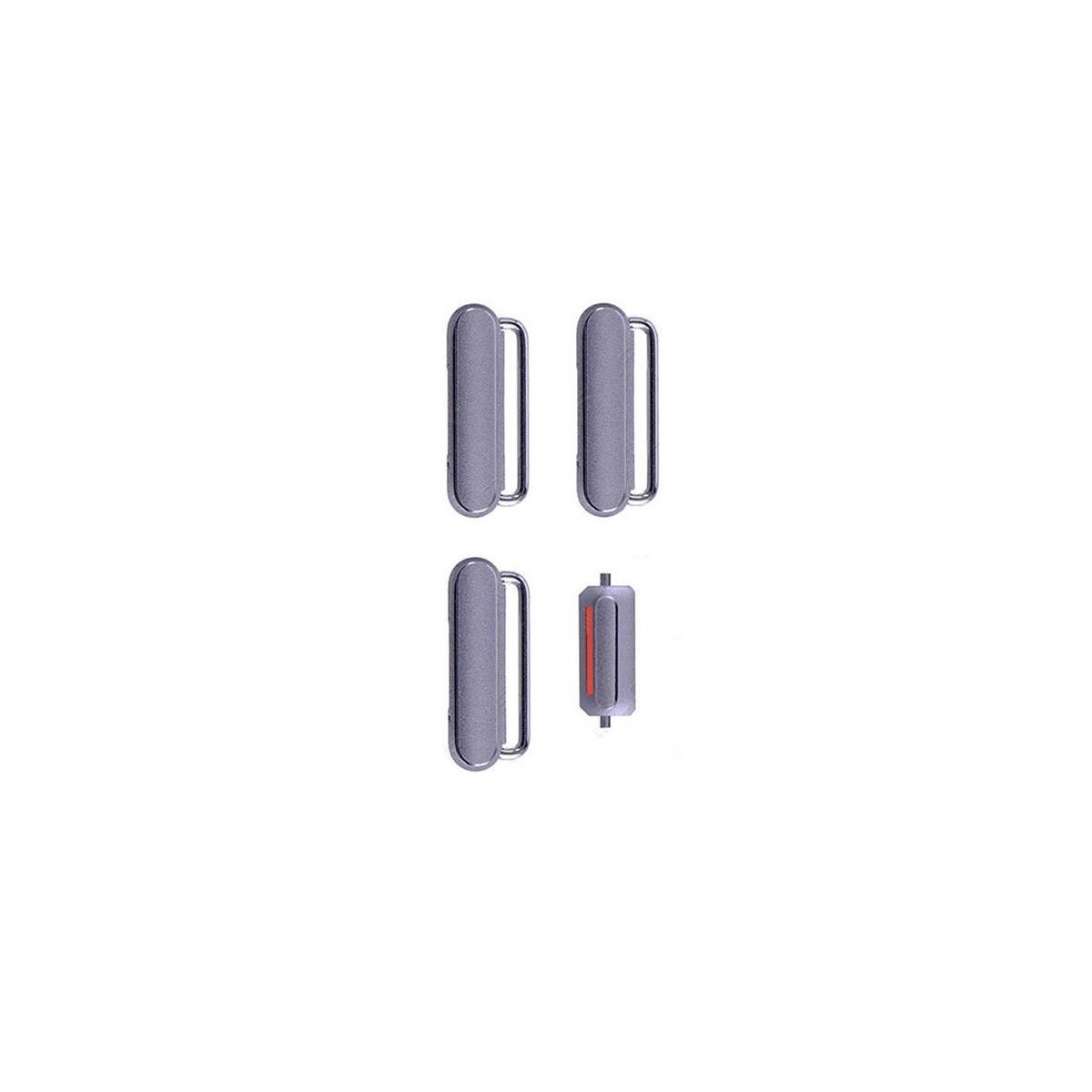 Conjunto de 4 botones Gris Dorados para iPhone 6s 
