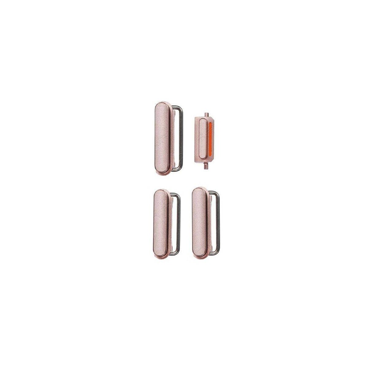 Conjunto de 4 botones Rosa Dorados para iPhone 6s 