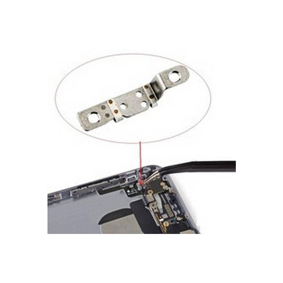 Soporte metálico del vibrador para iPhone 6S