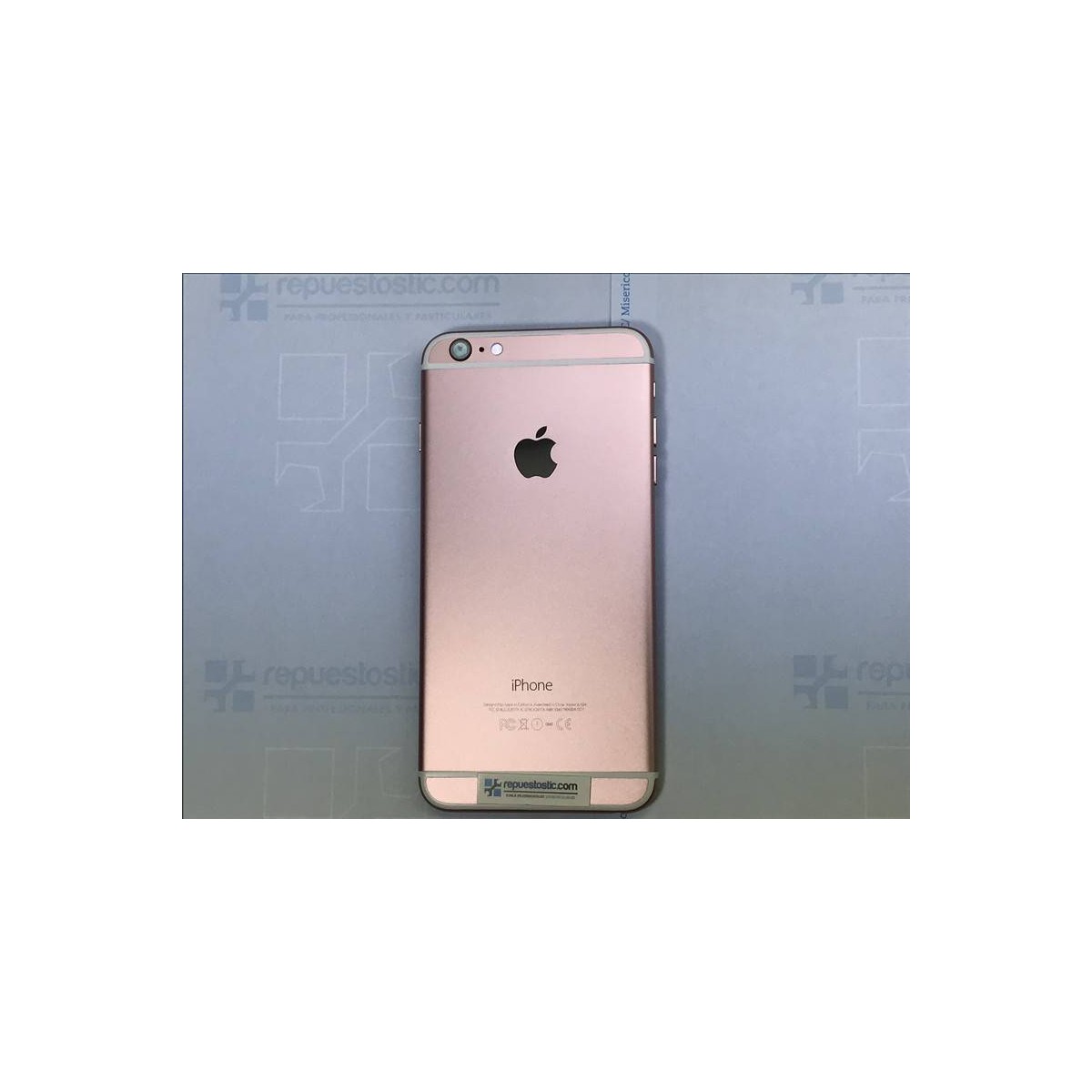 Carcaça traseira Oro Rosado completa para iPhone 6 Plus