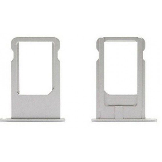 porta sim iPhone 6 iphone 6 plus cor plateada