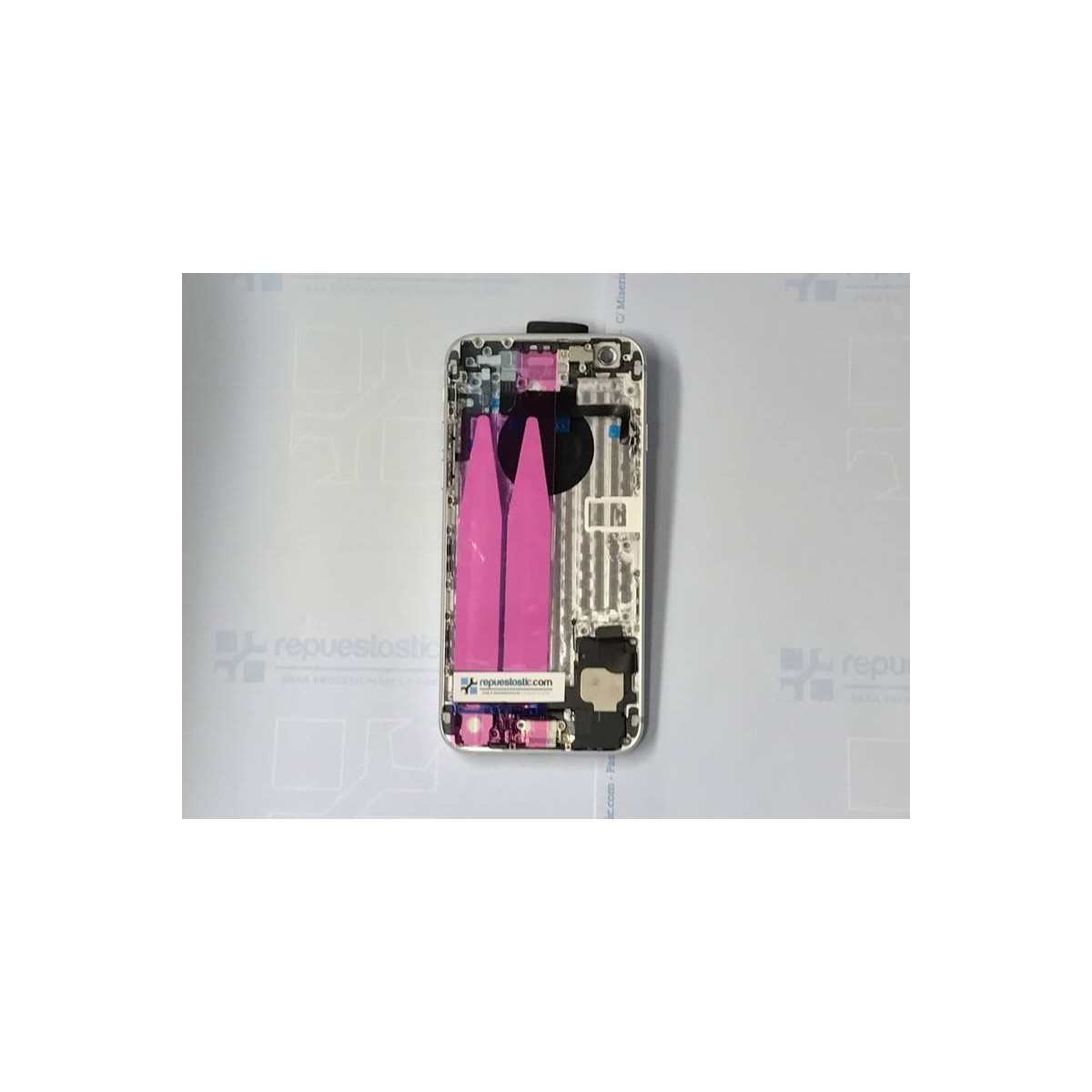 Carcasa Trasera Completa para iPhone 6 Plateada 