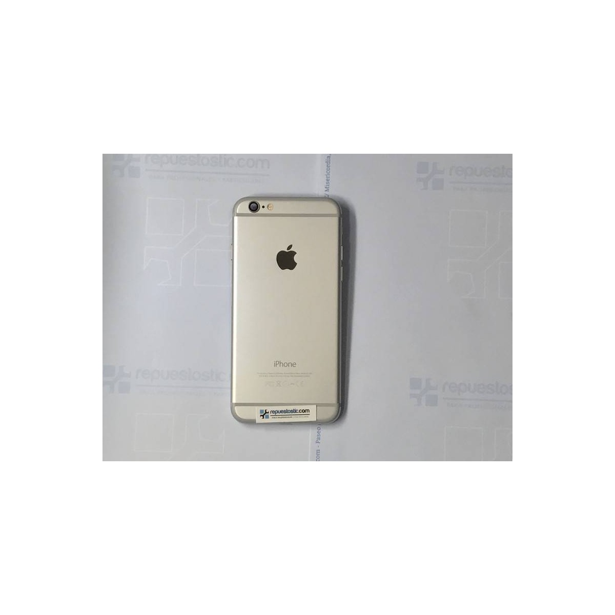 Carcasa Trasera Completa para iPhone 6 Plateada 