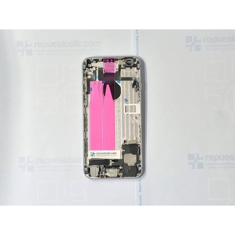 Carcaça Traseira Completa para iPhone 6 Gris