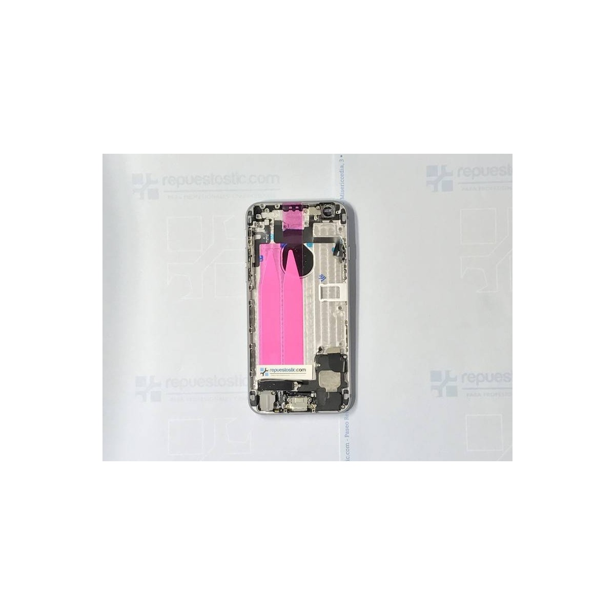 Carcaça Traseira Completa para iPhone 6 Gris