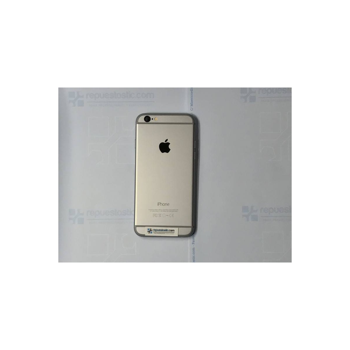 Carcaça Traseira Completa para iPhone 6 Gris