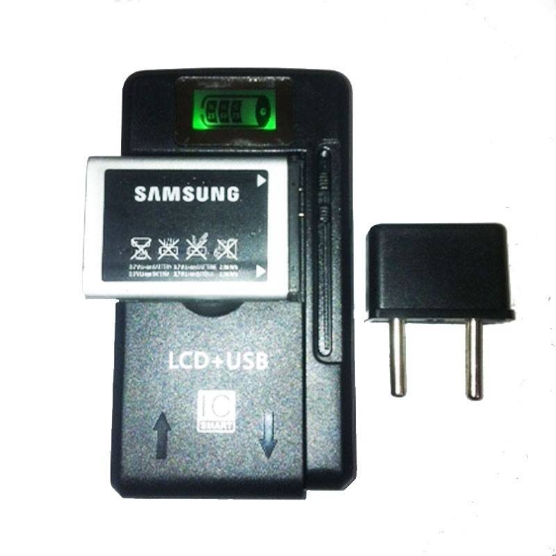 Cargador universal bateria moviles con LCD