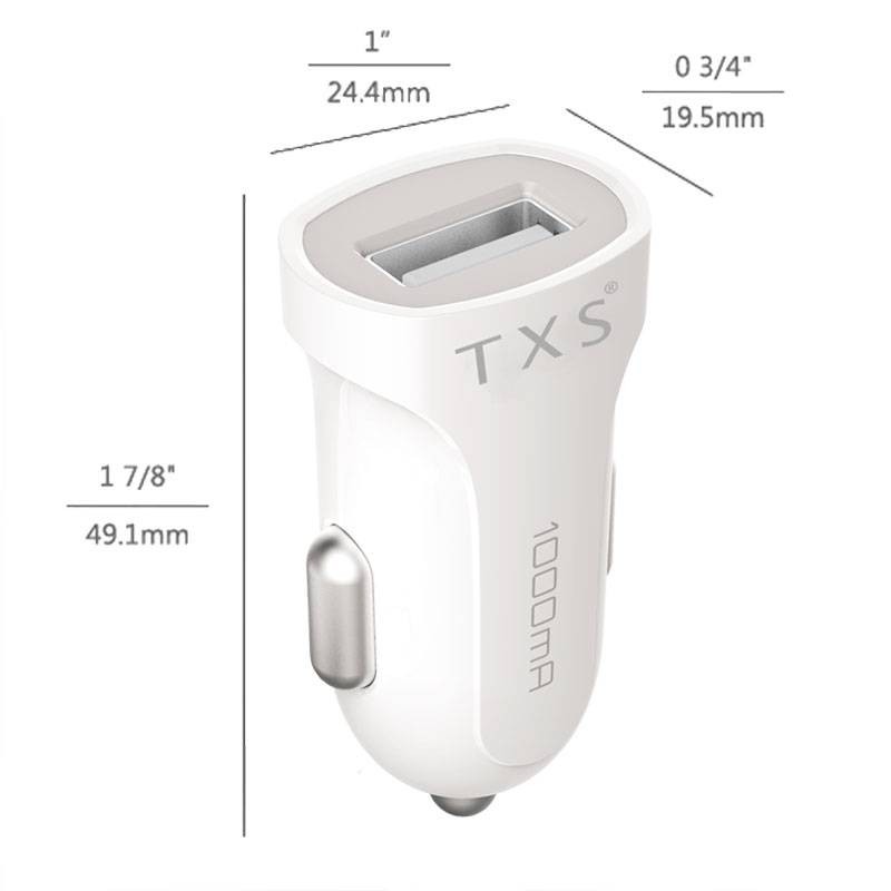 Carregador TXS coche USB lightning para Iphone/Ipad