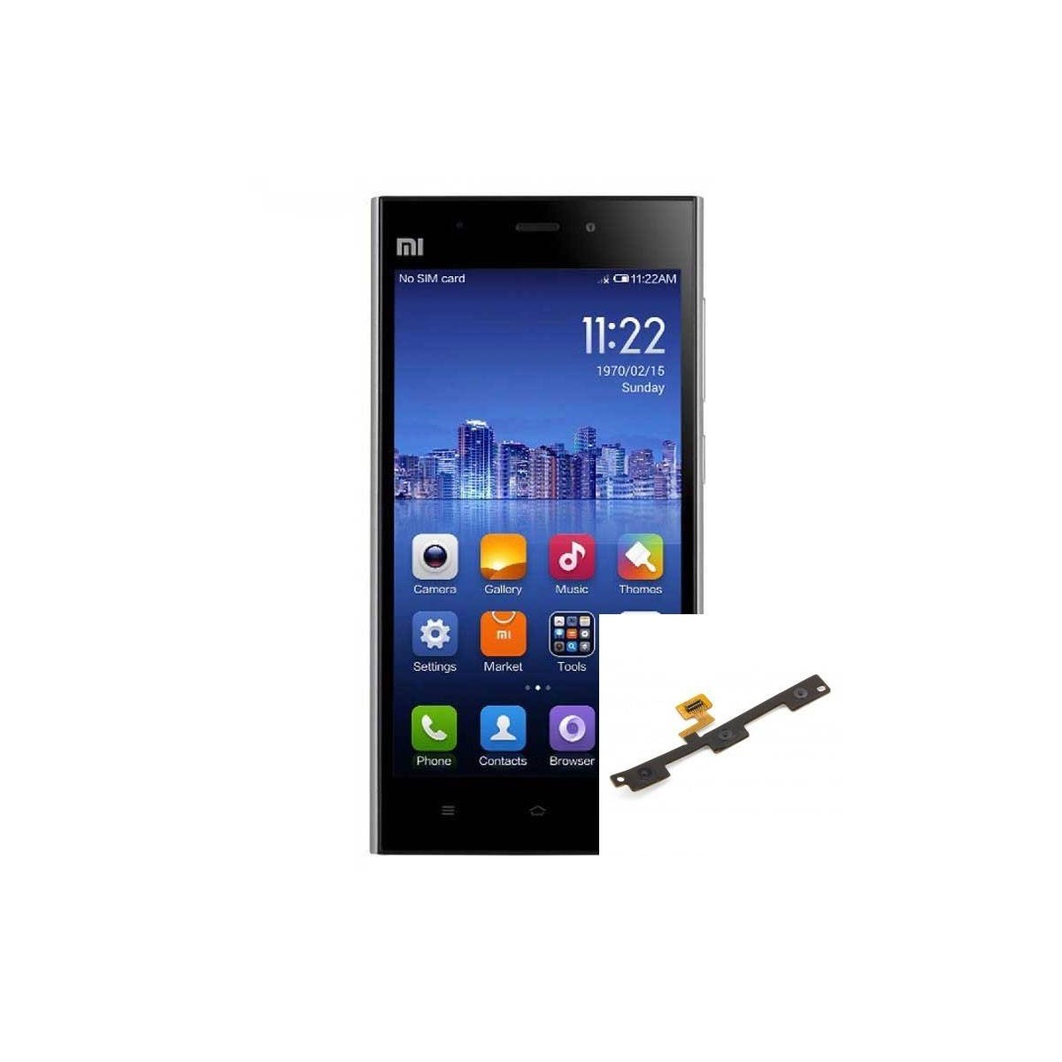 Reparaçao  volume e ignição para Xiaomi Mi3