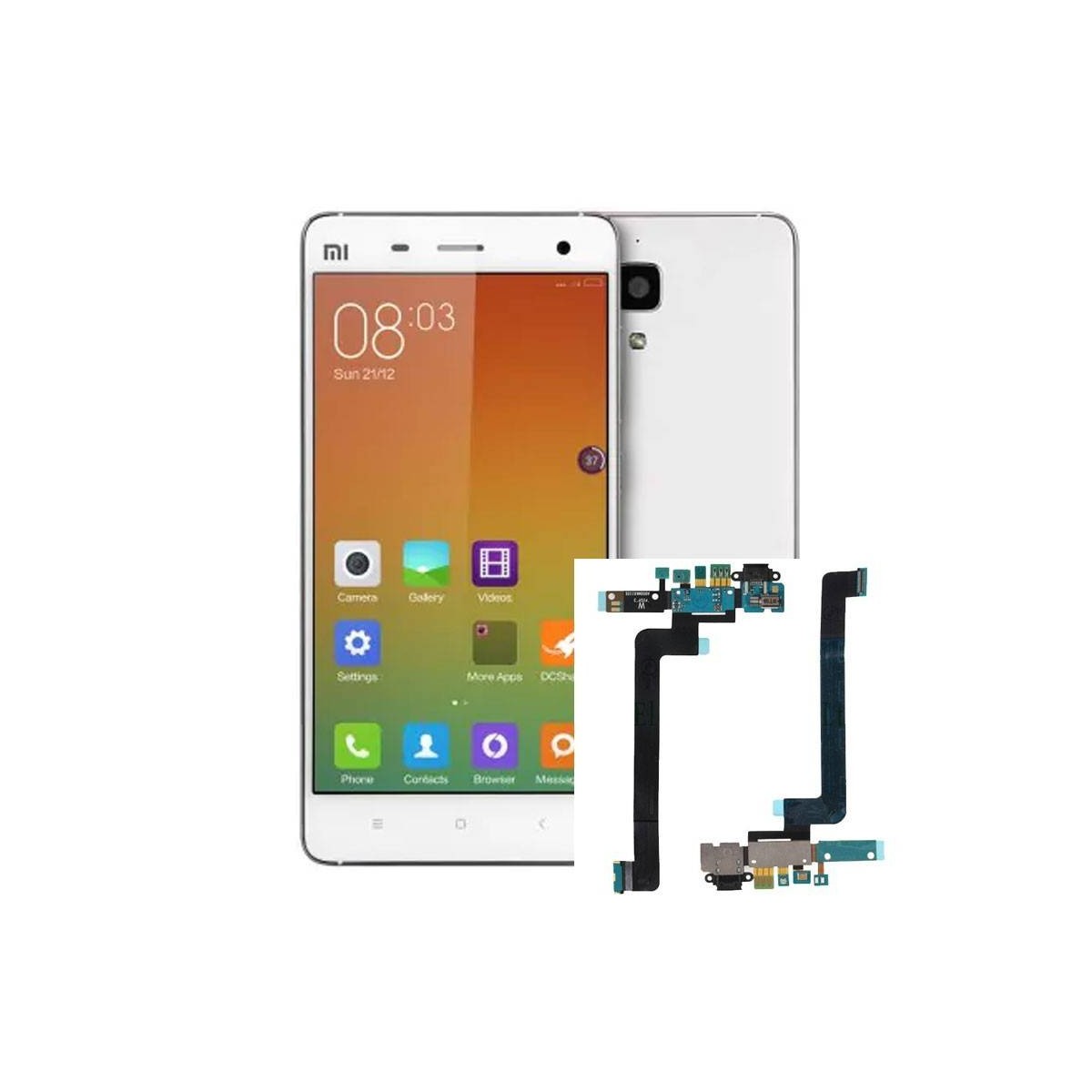 Reparacion conector de carga de Xiaomi Mi4