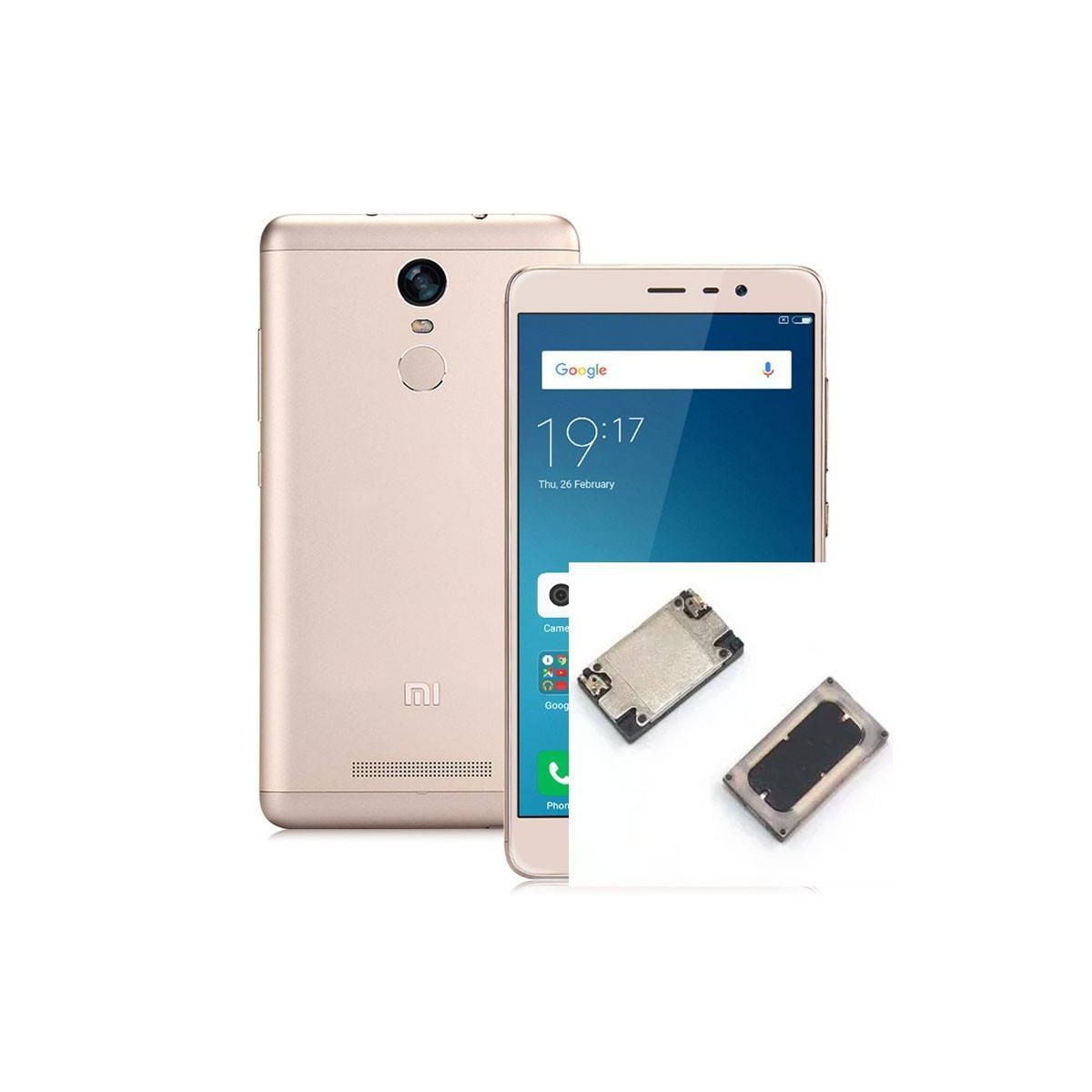 Reparaçao fone de ouvido speaker de Xiaomi Redmi Note 3 Pro