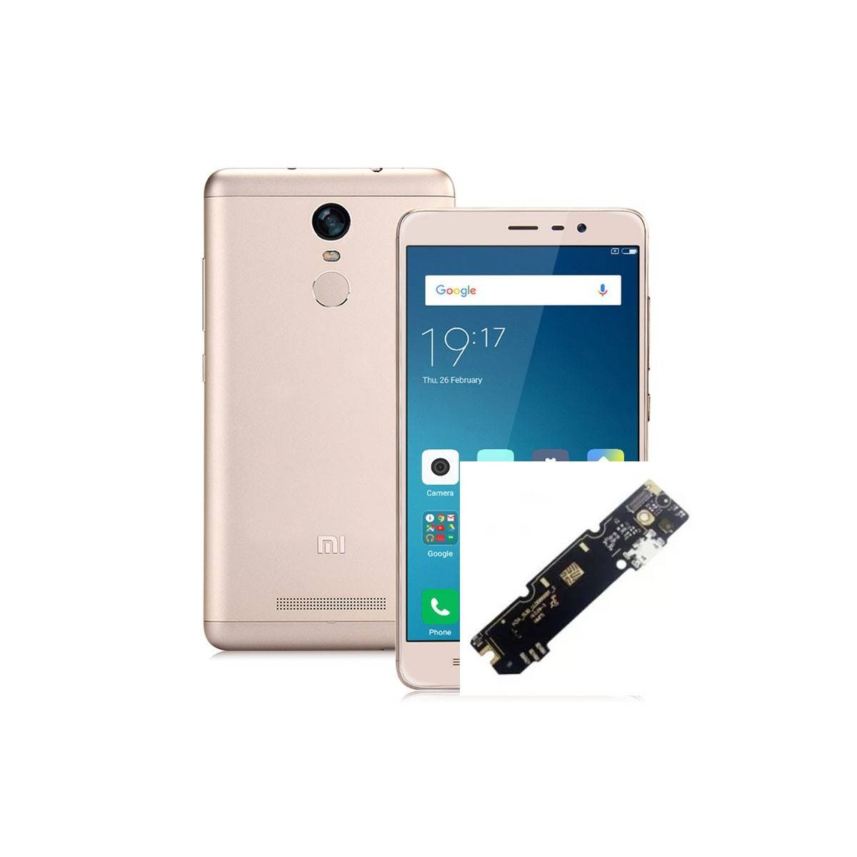 Reparacion conector de carga de Xiaomi Redmi Note 3 Pro