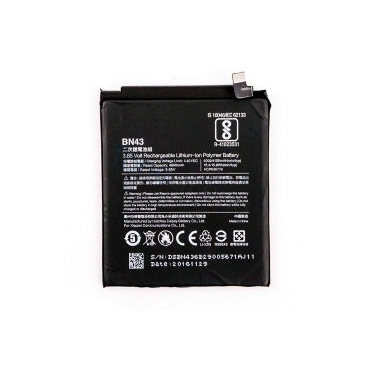 Bateria para Xiaomi Redmi Note 4X