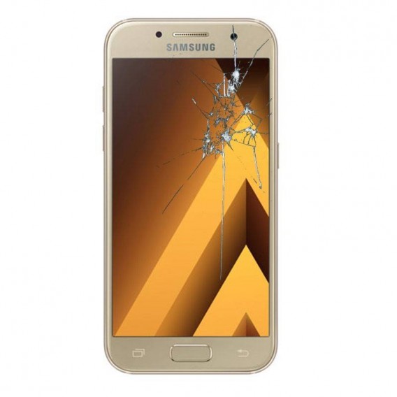 Reparacion pantalla Original Samsung A3 2017 A320 Dorada