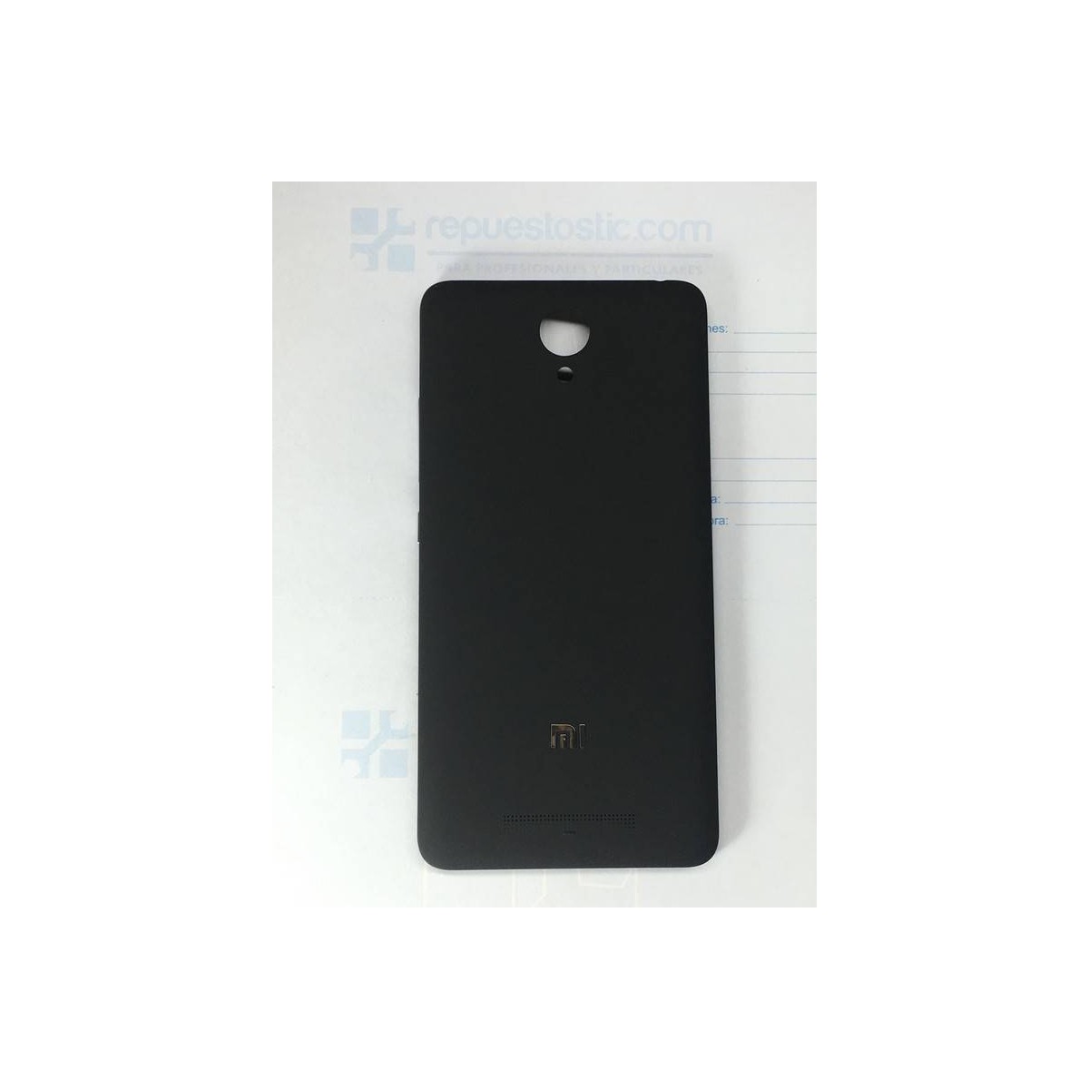 Carcaça traseira preta para Xiaomi Redmi Note 2