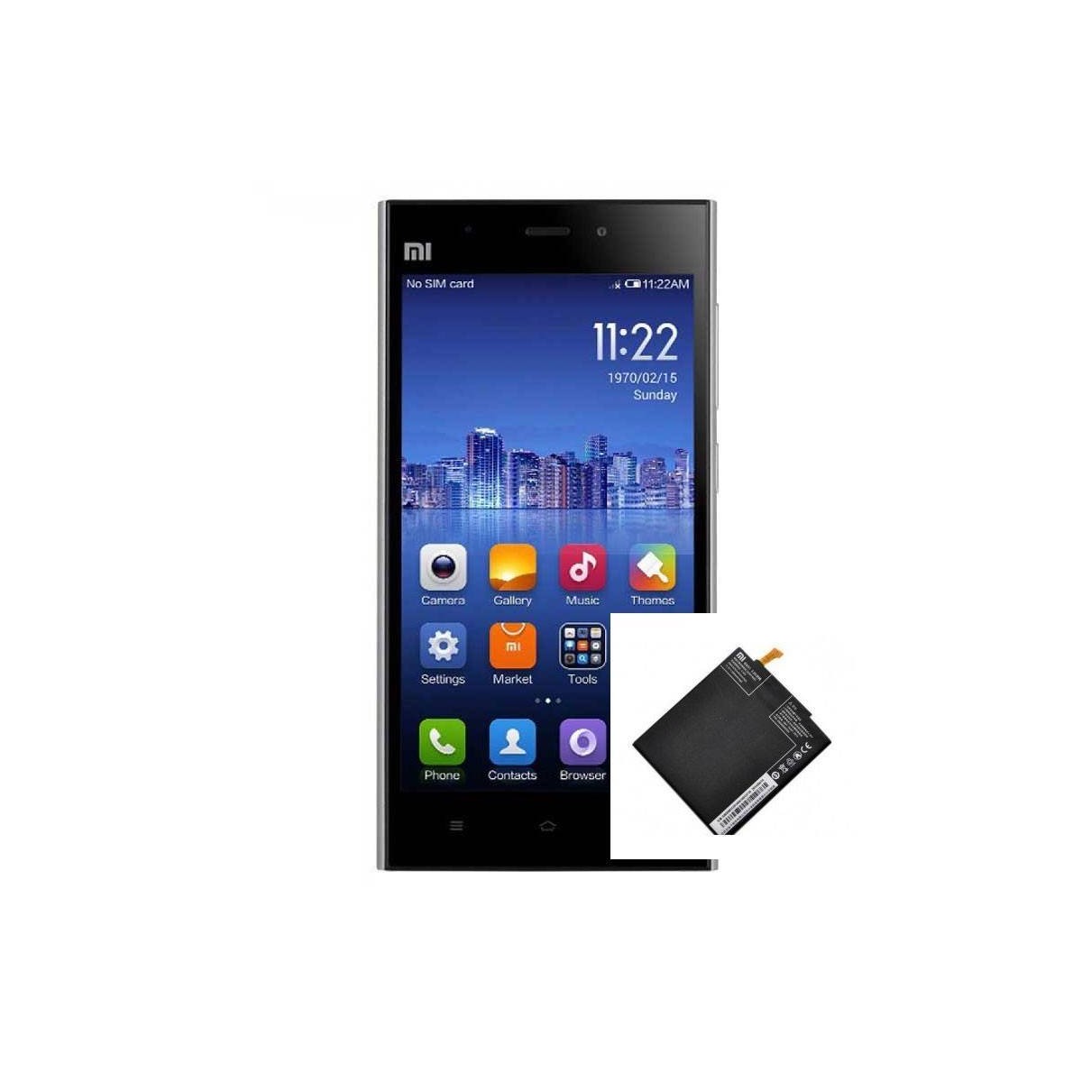 Troca de bateria de Xiaomi MI3