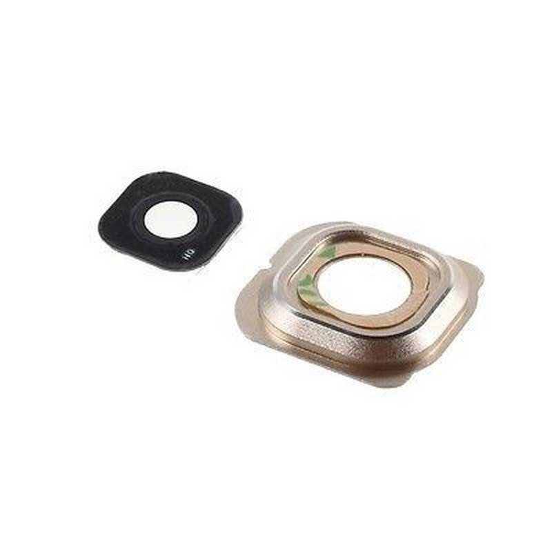 Embellecedor de la Cámara Trasera con lente Samsung Galaxy S6 G920F Oro