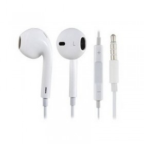 Manos libres con auriculares estreo, micrófono y control de volumen para iPhone