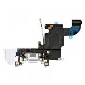 Flex conector de carga mas Micro iPhone 6S blanco