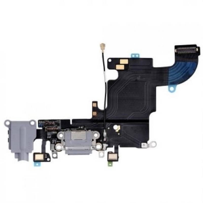 Flex conector de carga mas Micro iPhone 6S Gris