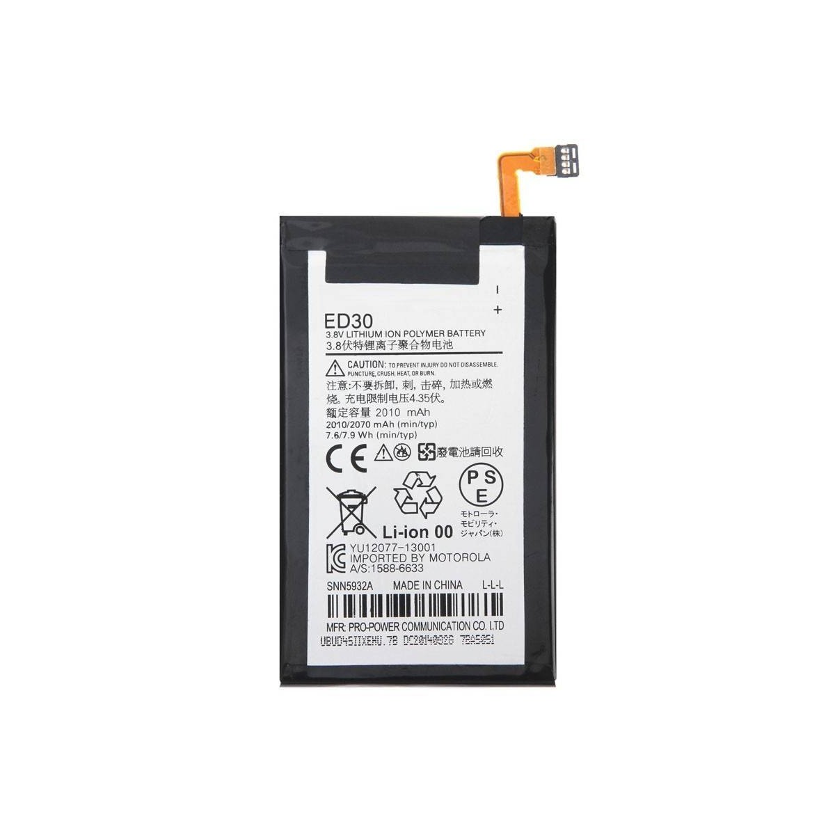 Bateria Motourola Moto G XT1032 ED30