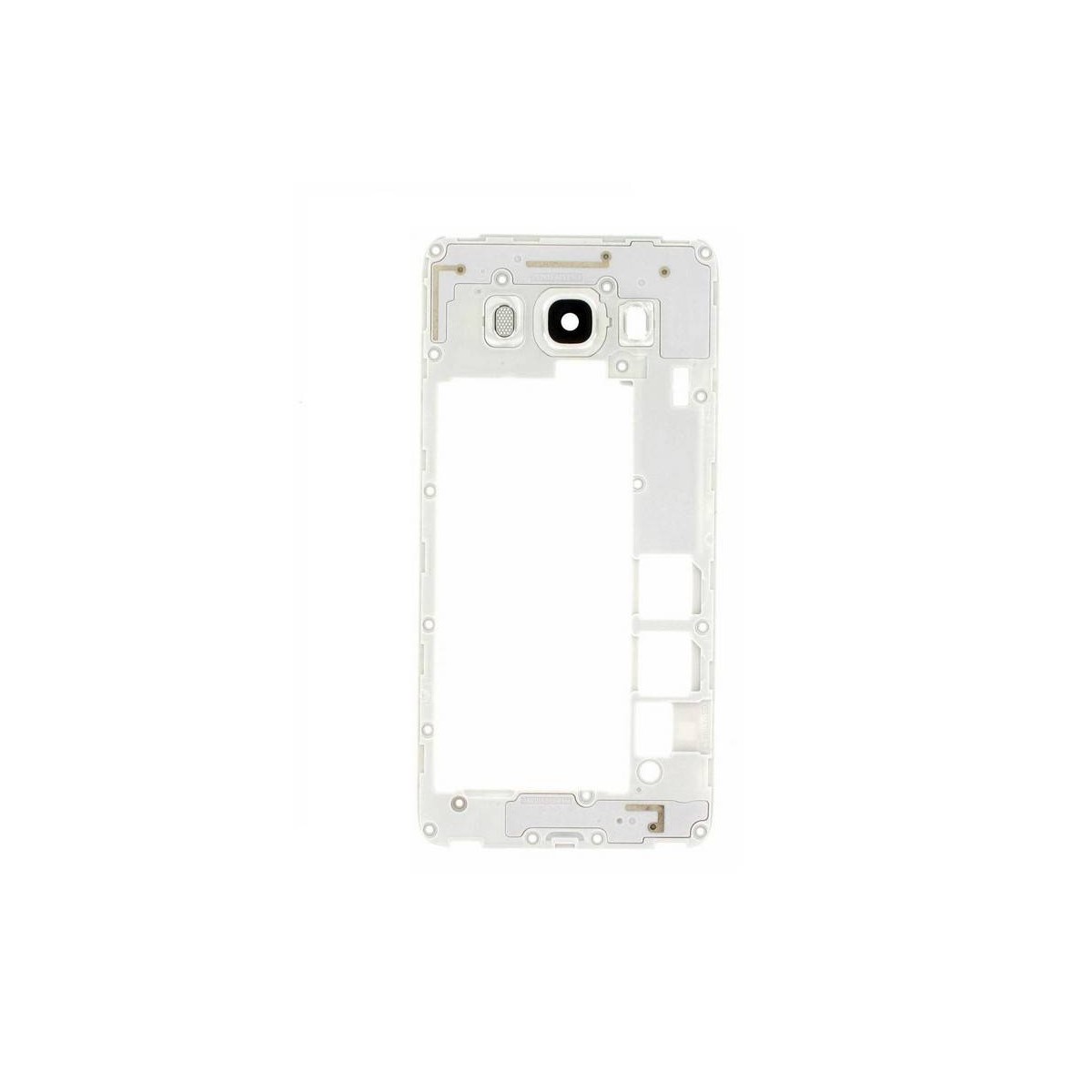 Carcasa Intermedia para Samsung Galaxy J5 (2016) SM-J510F  -Blanca  