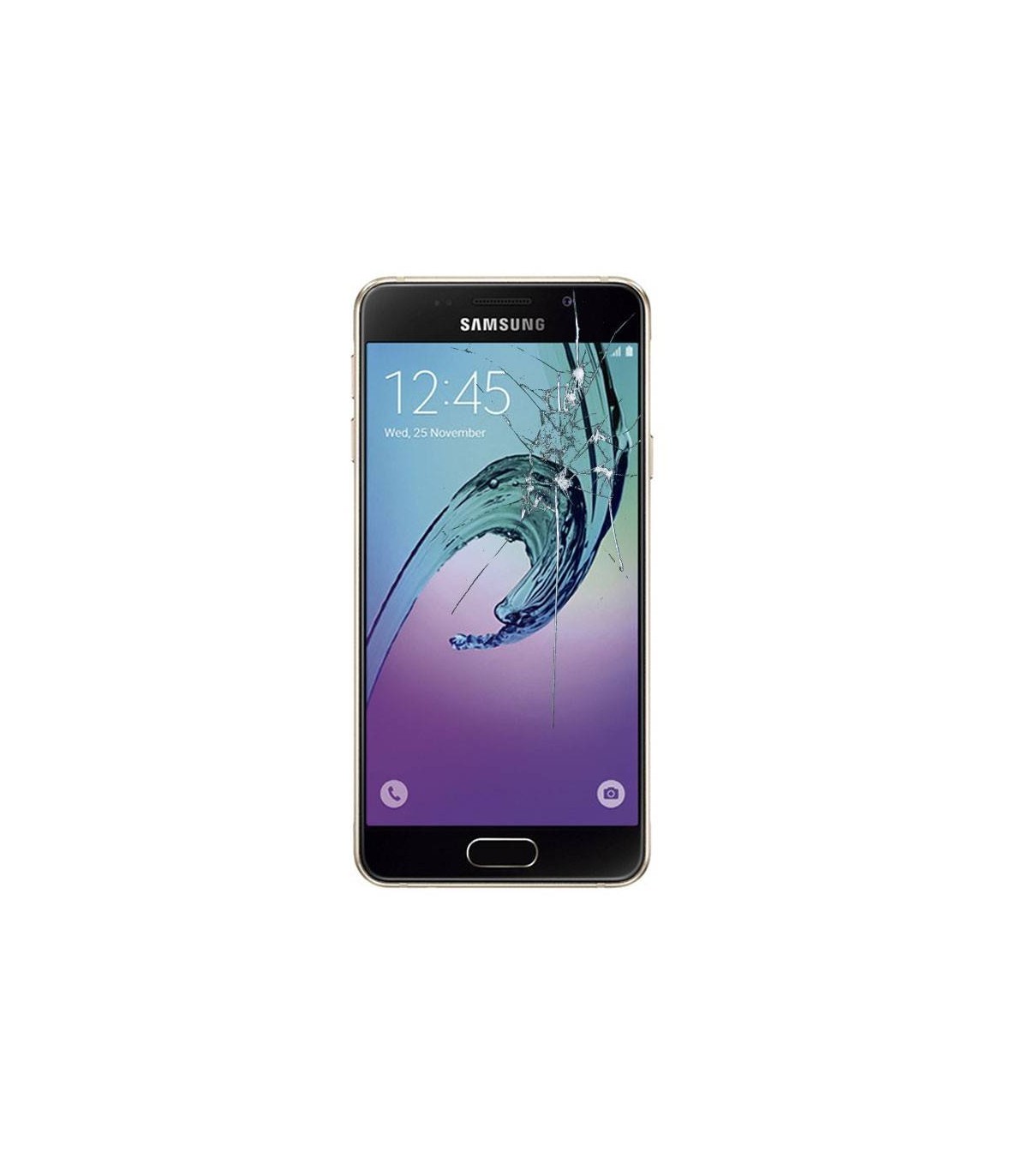 Reparacion pantalla Original Samsung A3 2016 A310F Dorada