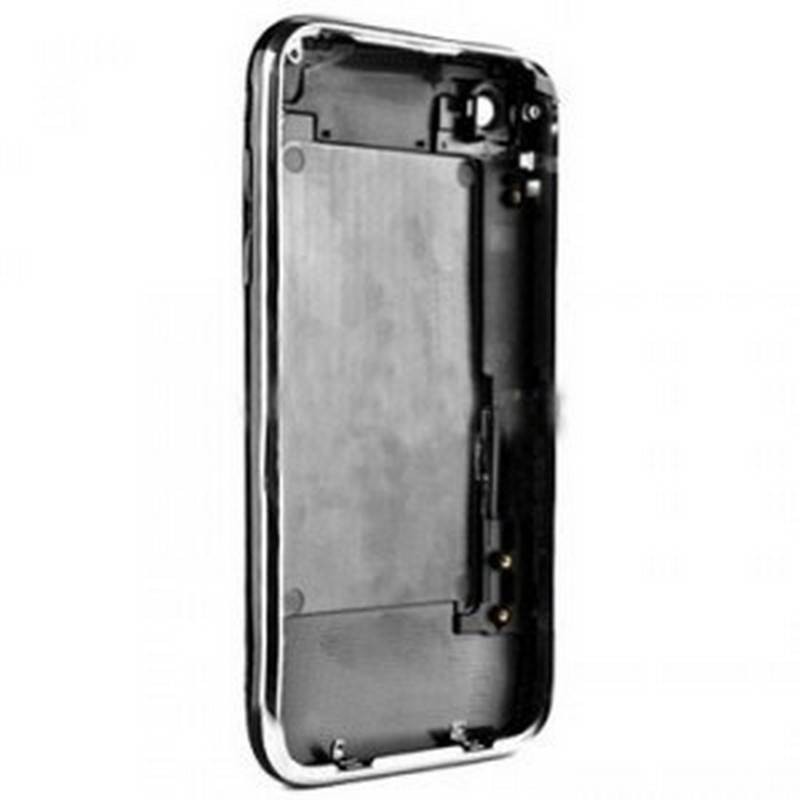 CARCASA trasera NEGRO con marco metalico iphone 3GS de 16GB