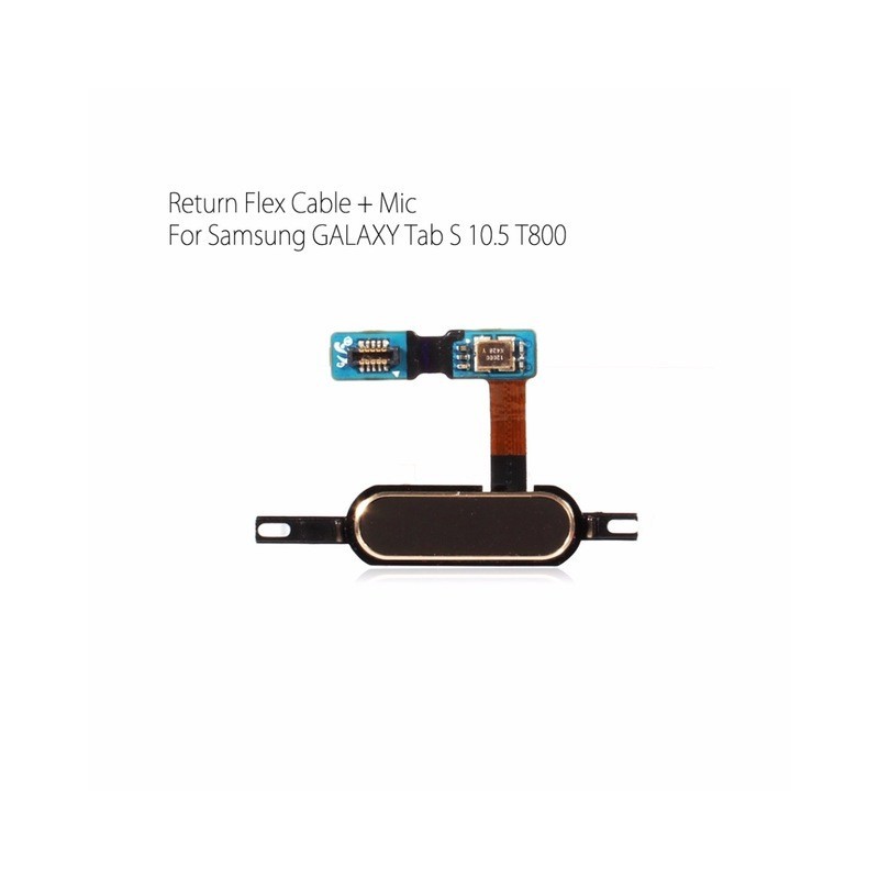boton home y sensor para Samsung Galaxy Tab S T800 T801 T805 negro