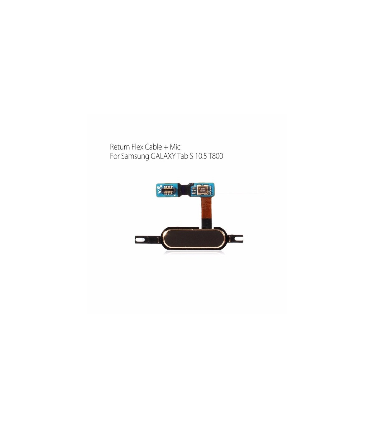boton home y sensor para Samsung Galaxy Tab S T800 T801 T805 negro