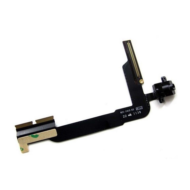 Cable flex con conector de auriculares Jack negro para Apple  iPad3 / iPad 4