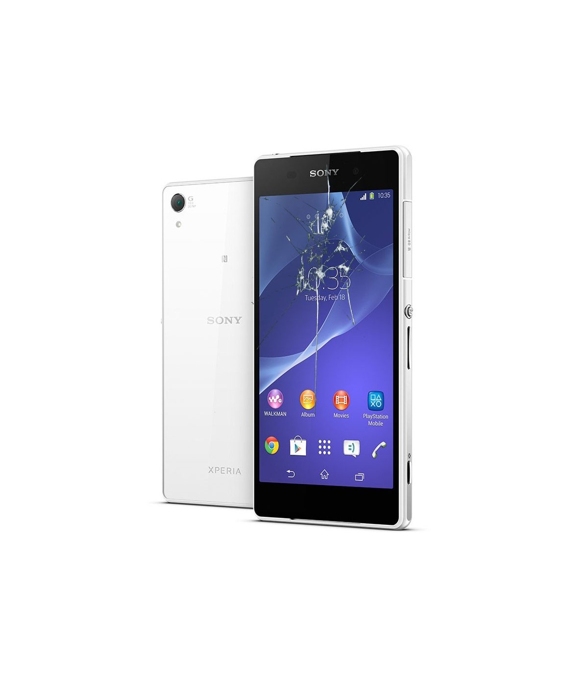 Troca Ecrã Sony Xperia Z2 D6502 D6503 D6543
