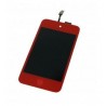 Ecrã tactil + LCD+ boton home para iPod Touch 4 rojo