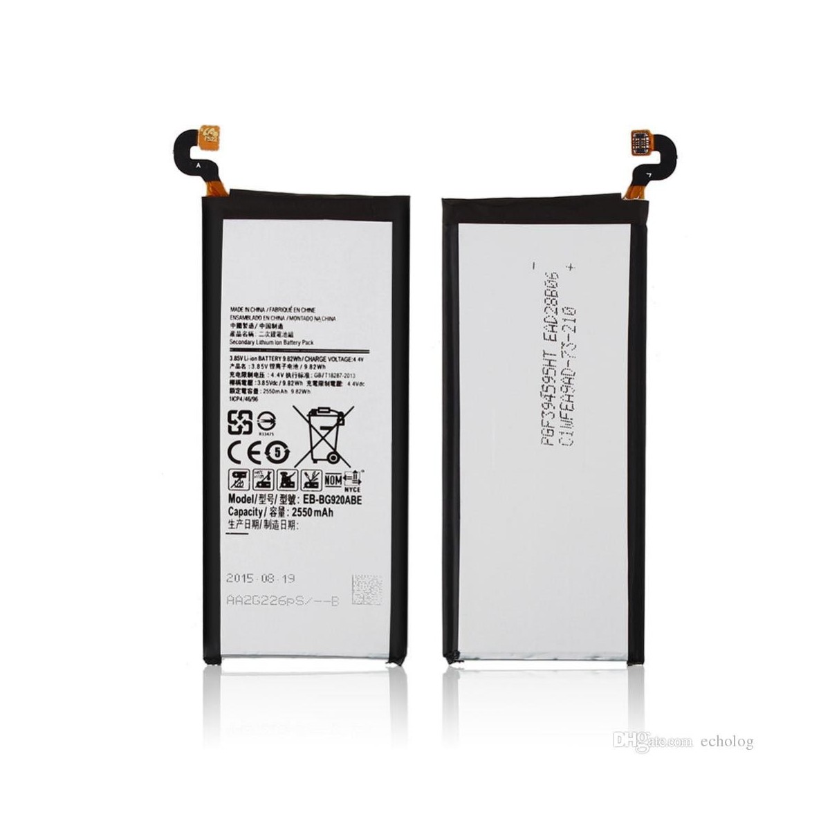 Batería Samsung Galaxy S6 SM-G920F EB-BG920ABE 2550mAh