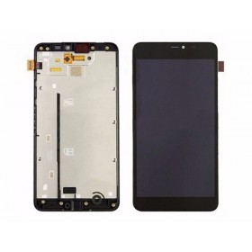 Pantalla completa  LCD Display + Tactil con Marco Nokia Lumia 640 XL - Negra