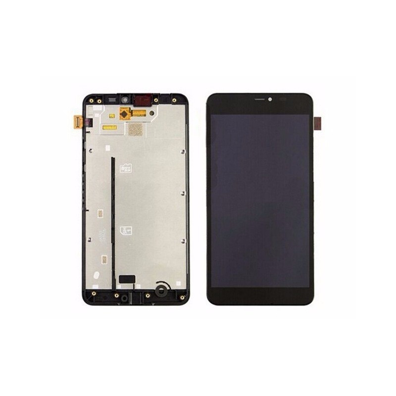 Pantalla completa  LCD Display + Tactil con Marco Nokia Lumia 640 XL - Negra