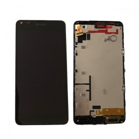 Pantalla completa  LCD Display + Tactil con Marco Nokia Lumia 640 XL - Negra