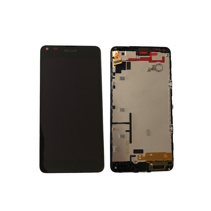 Pantalla completa  LCD Display + Tactil con Marco Nokia Lumia 640  - Negra
