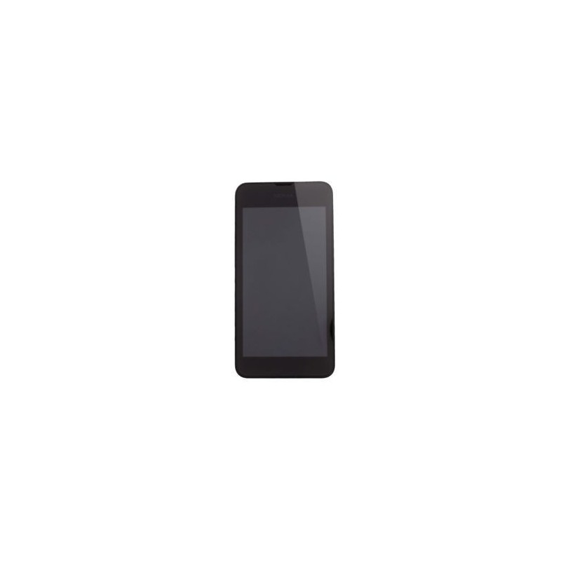 Pantalla Completa con Marco para Nokia Lumia 530 negra