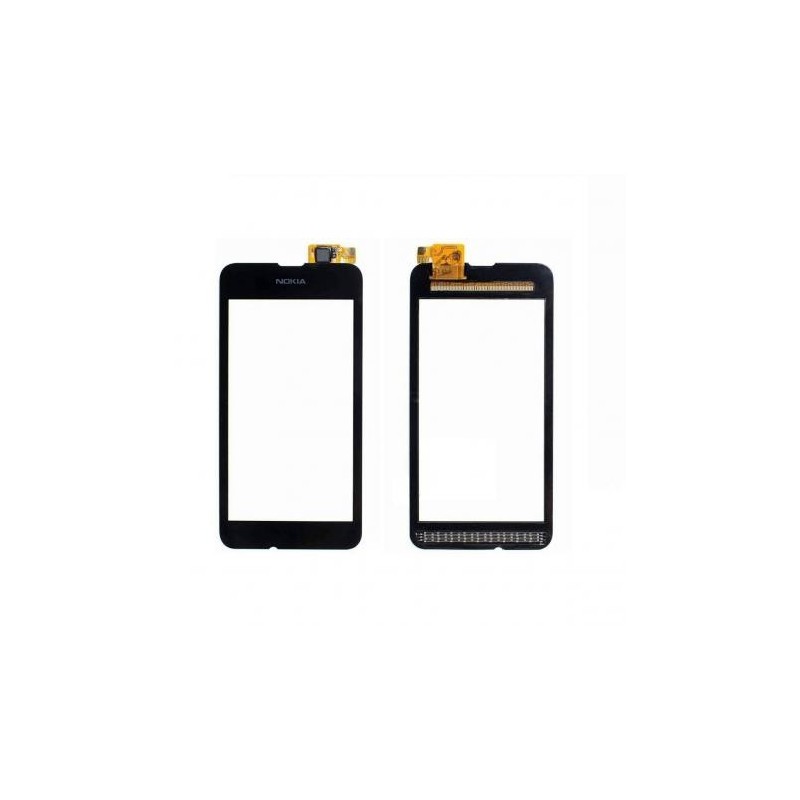 Pantalla Completa con Marco para Nokia Lumia 530 negra