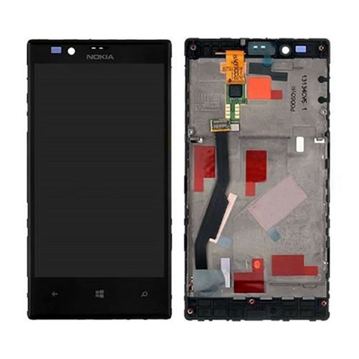 pantalla completa con marco para Nokia lumia 720 negra