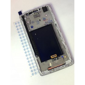 Ecrã completa com marco LG G4 H815 preta.