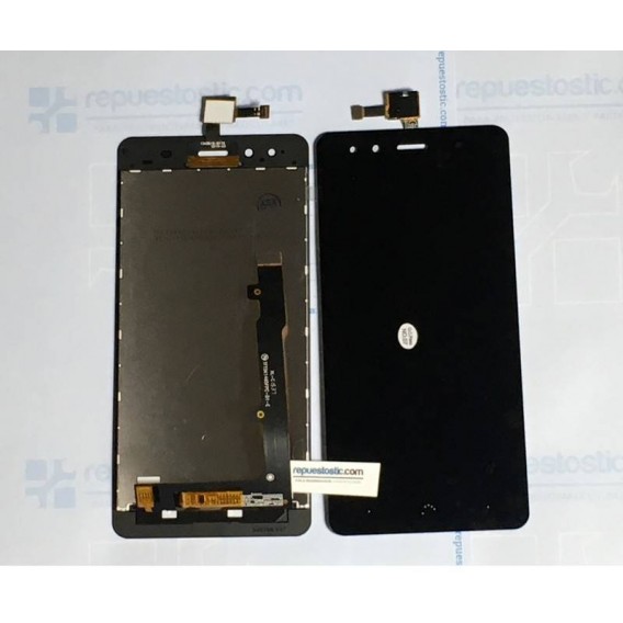 Pantalla completa BQ Aquarius X5 negra de alta calidad 
