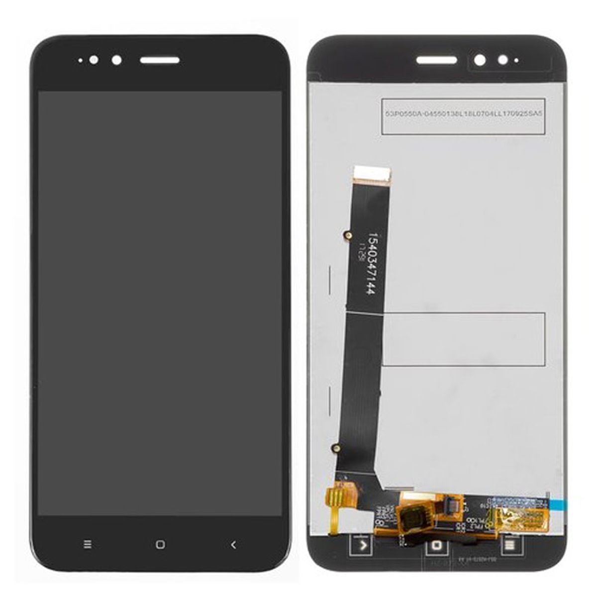 Pantalla completa (LCD/display + digitalizador/táctil) para Xiaomi Mi A1 / MI 5X, negra