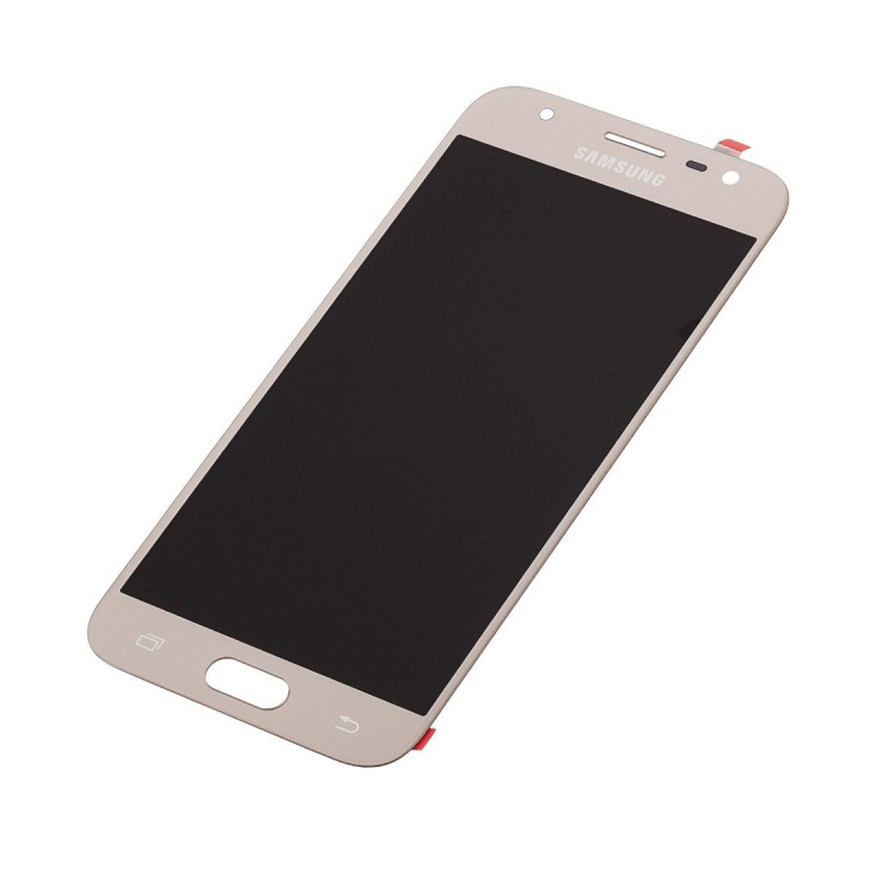 Pantalla completa (LCD/display + digitalizador/táctil) dorada para Samsung Galaxy J3 (2017), J330F