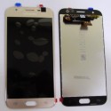 Pantalla completa (LCD/display + digitalizador/táctil) dorada para Samsung Galaxy J3 (2017), J330F